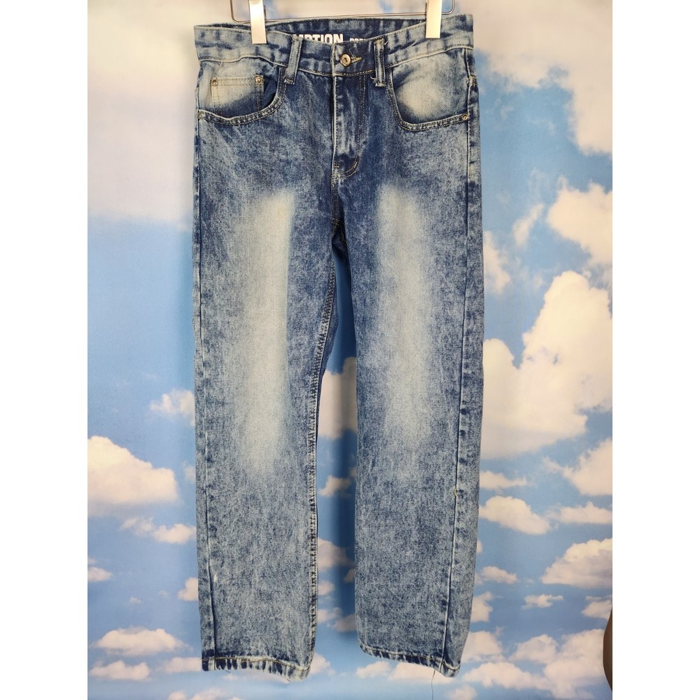 Redemption Blue Light Washed Denim Jeans Size 30x30